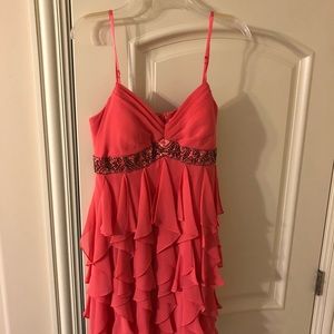 Coral dress